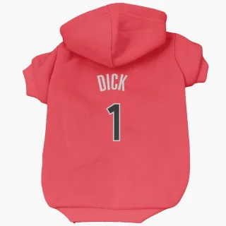 Toronto Raptors Gradey Dick Red  Dog & Cat Pet Hoodie