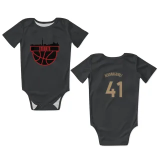 Toronto Raptors Juancho Hernangomez Black  Newborn & Infant Bodysuit