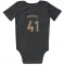 Toronto Raptors Juancho Hernangomez Black  Newborn & Infant Bodysuit