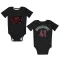 Toronto Raptors Juancho Hernangomez Black  Red Newborn & Infant Bodysuit