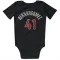 Toronto Raptors Juancho Hernangomez Black  Red Newborn & Infant Bodysuit